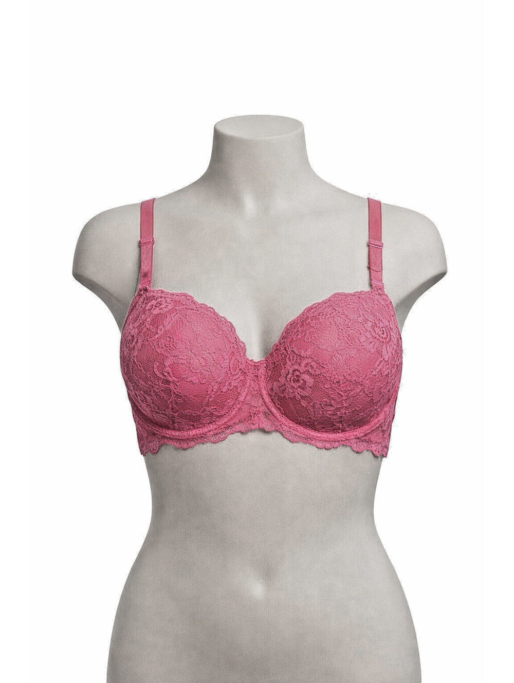 Juicy Couture Push-up Bra Bright Pink Size 36B Padded Underwire